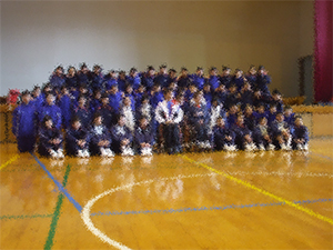 障がい者スポーツ（車いすバケットボール）体験の画像